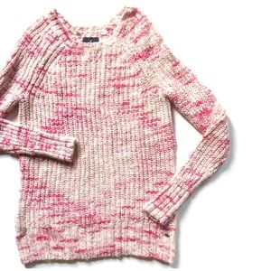 AEO Pink Knit Jegging Sweater